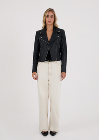 Barnabas Leather Jacket - Black