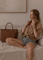 Alexis Tote - Tan -