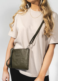 Apollos Crossbody - Olive Green - Olive Green