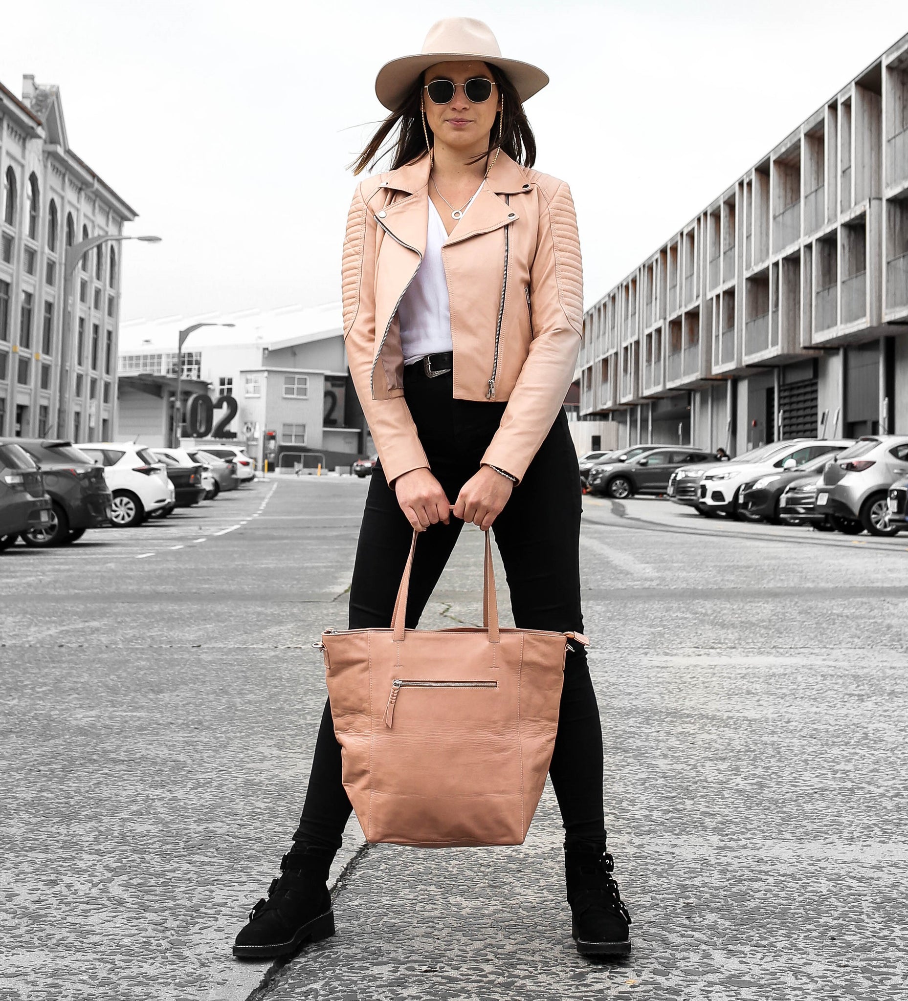 Nude Colour Jacket and Bag Collection