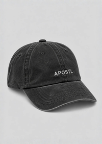 Apostl Heritage Baseball Cap - Charcoal Wash -