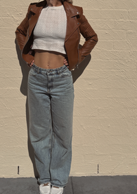 Barnabas Leather Jacket - Tan