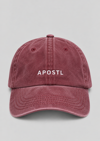 Apostl Heritage Baseball Cap - Burgundy Wash