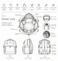Vienna Bag - LUXE Pebble Leather - Chocolate