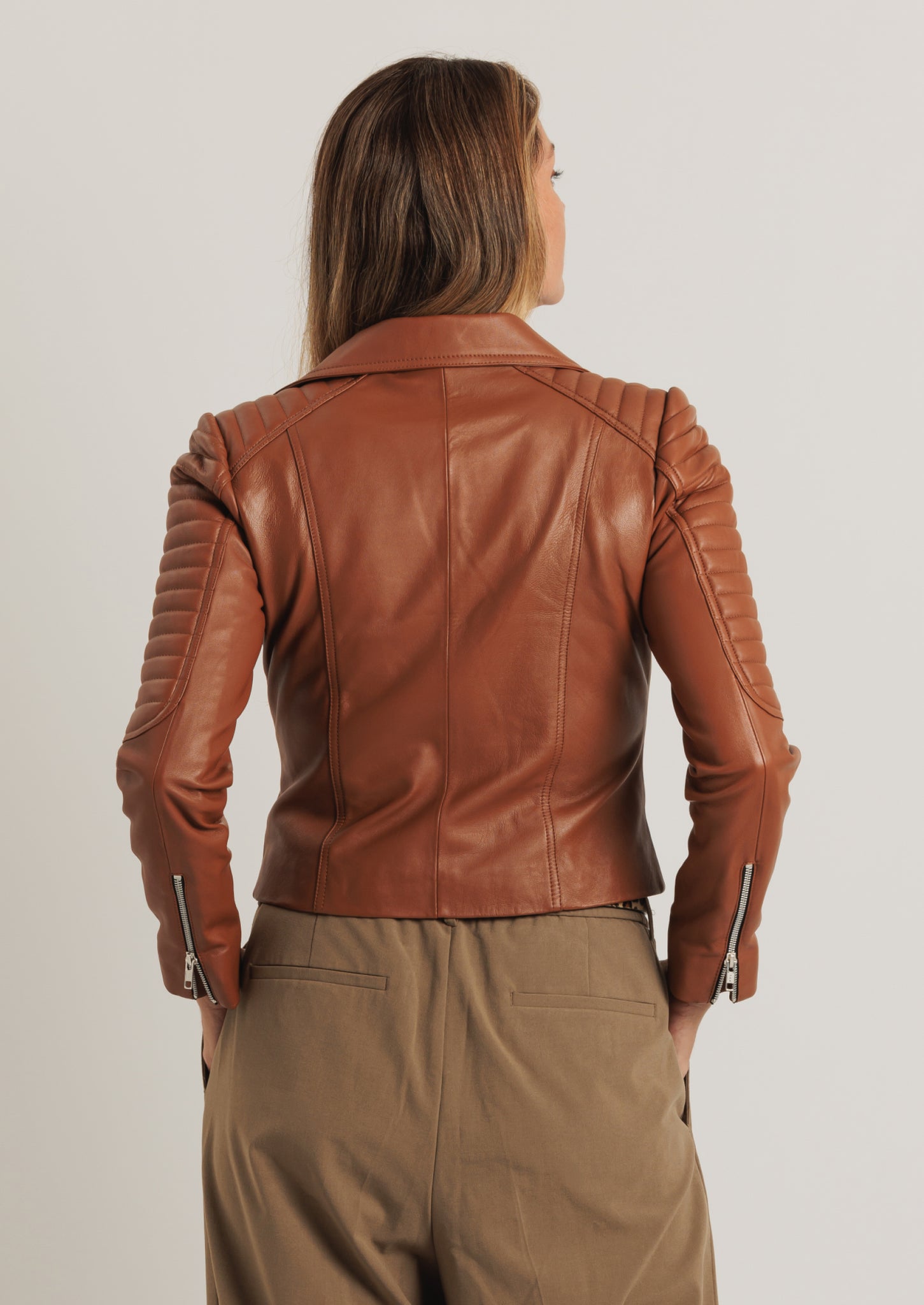 Barnabas Leather Jacket - Tan