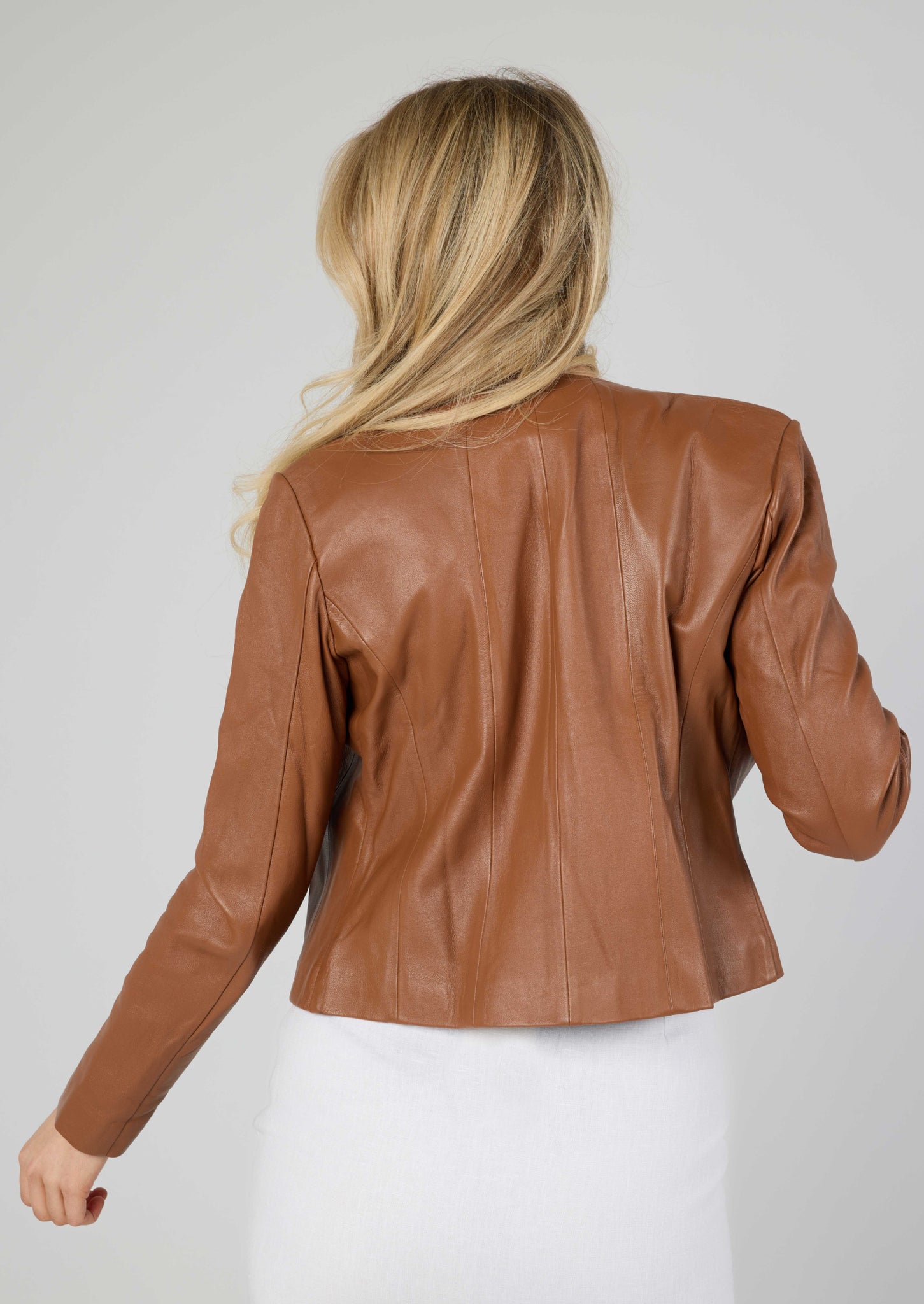 Apollo Leather Jacket - Tan