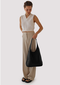Lola Slouch Tote - Black