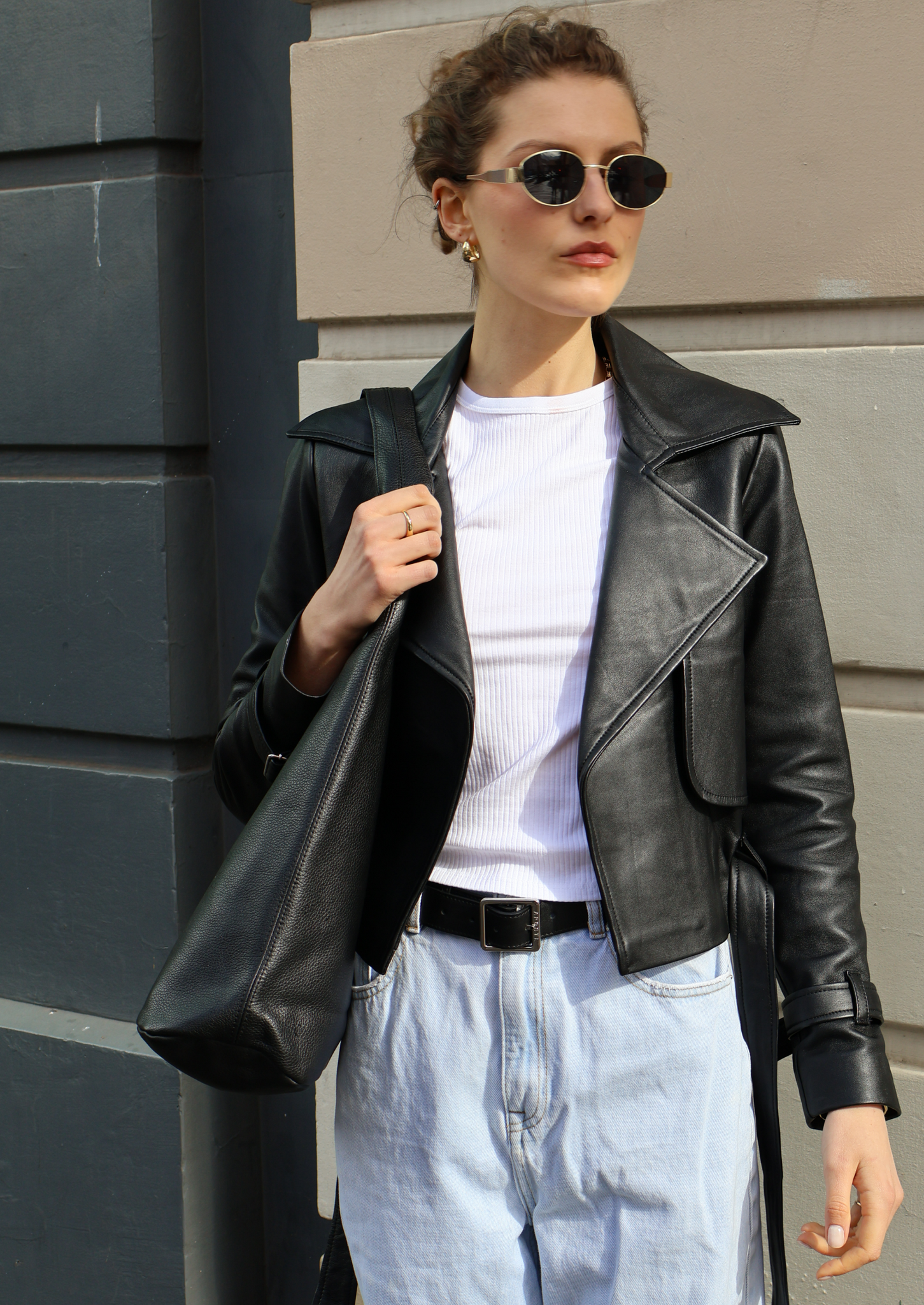 Lola Slouch Tote - Black