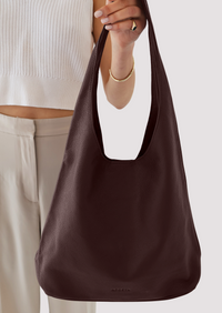 Lola Slouch Tote - Burgundy