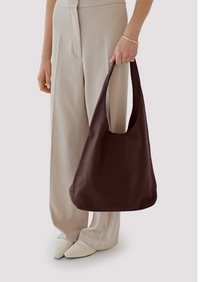 Lola Slouch Tote - Burgundy