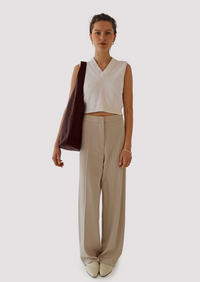 Lola Slouch Tote - Burgundy