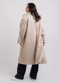 Luna Teddy Coat - Beige