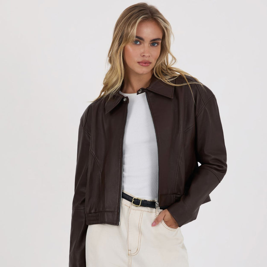 Women's bomber jacket for autumn