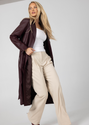 Solene Trench - Burgundy -
