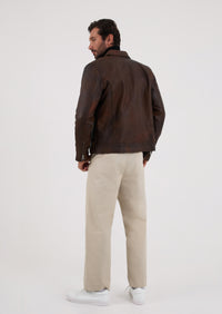 Theo Unisex Jacket - Antique Brown