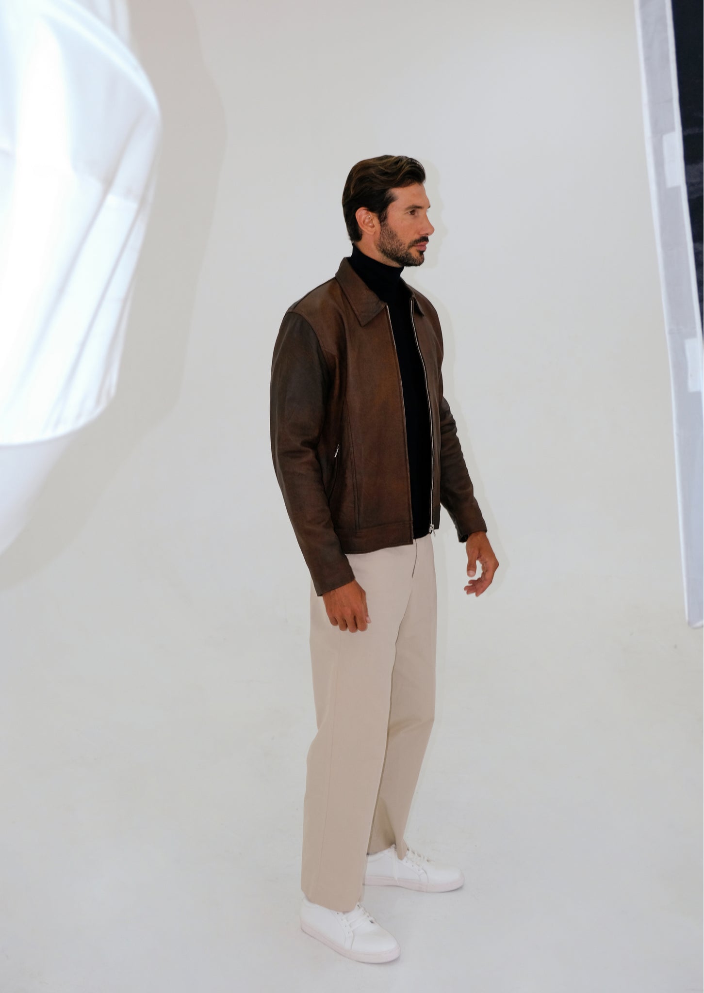Theo Unisex Jacket - Antique Brown