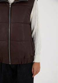 Monti Vest Woman's - Chocolate