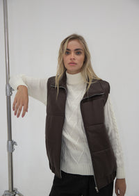 Monti Vest Woman's - Chocolate