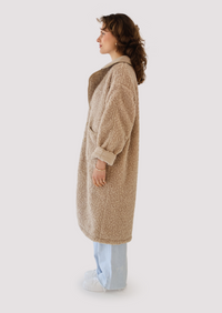 Luna Teddy Coat - Beige