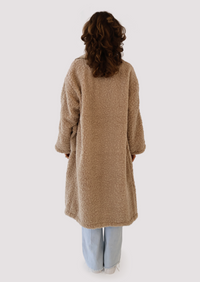 Luna Teddy Coat - Beige