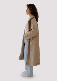 Luna Teddy Coat - Beige