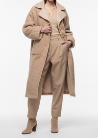 Luna Teddy Coat - Beige
