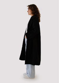 Luna Teddy Coat - Black