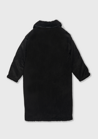 Luna Teddy Coat - Black