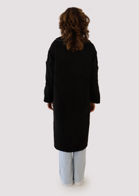 Luna Teddy Coat - Black