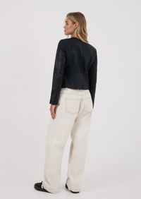 Apollo Leather Jacket - Black