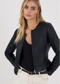 Apollo Leather Jacket - Black