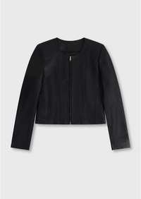 Apollo Leather Jacket - Black