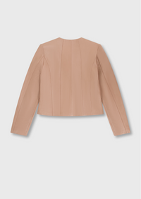 Apollo Leather Jacket - Nude