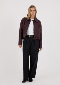 Sierra Bomber - Burgundy