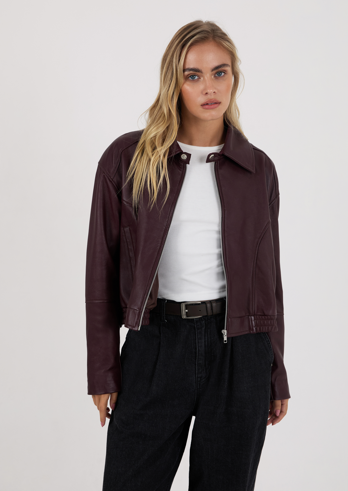 Sierra Bomber - Burgundy