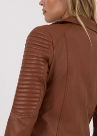Barnabas Leather Jacket - Tan