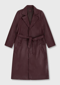 Solene Trench - Burgundy