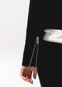 Junia Suede Leather Jacket - Black -