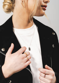 Junia Suede Leather Jacket - Black -