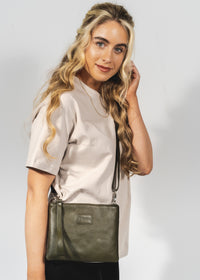 Apollos Crossbody - Olive Green -