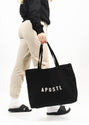 Apostl Canvas Tote Bag - Black
