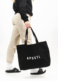 Apostl Canvas Tote Bag - Black