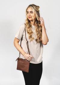 Apollos Crossbody - Tan -