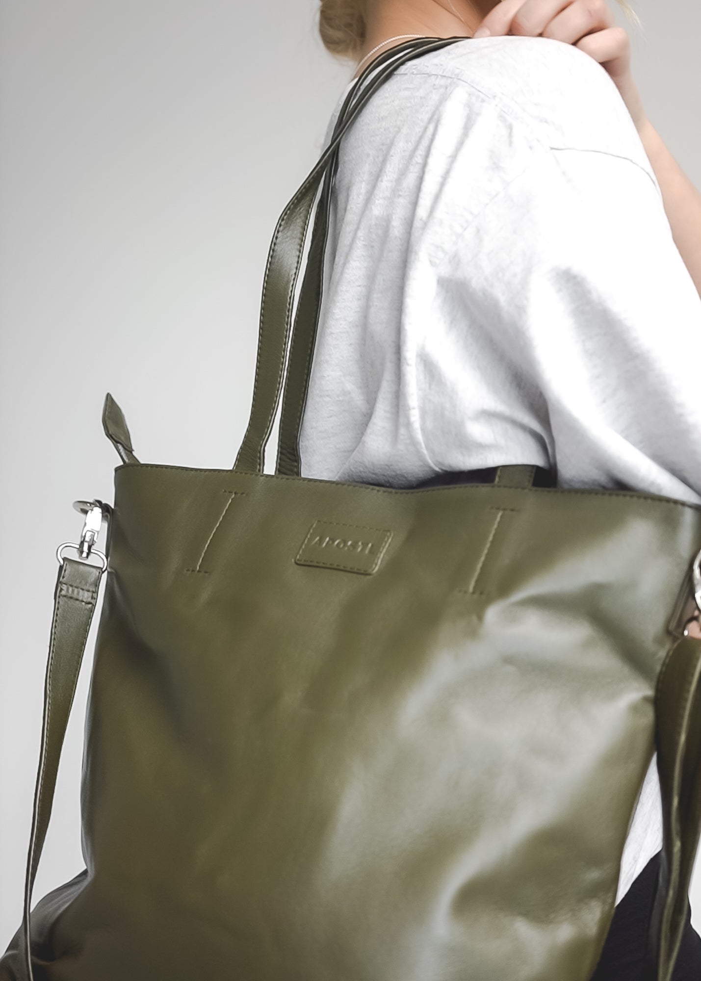 Apollos Tote - Olive Green - Olive Green